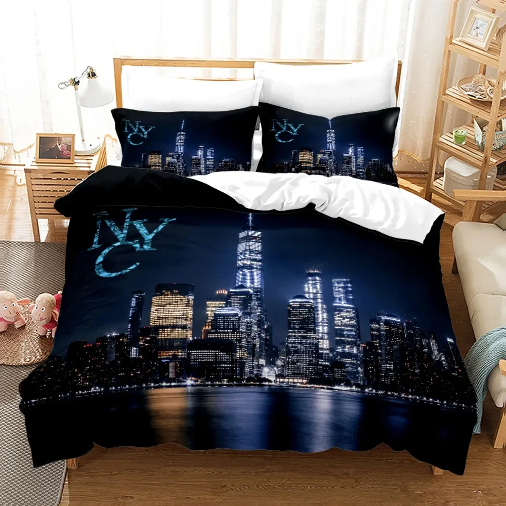 Home Textiles New York - New York City Night View beddengoedset