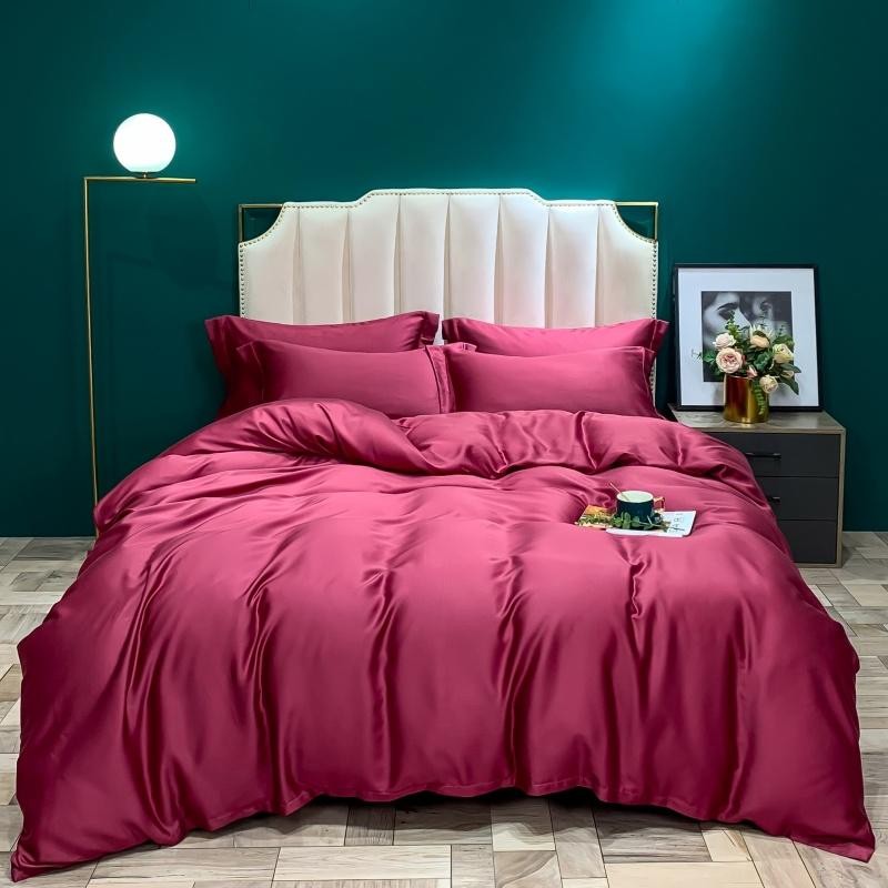 Silk Sheet Set - Eucalyptus Lyocell Zijde Koeling Dekbedovertrek Laken